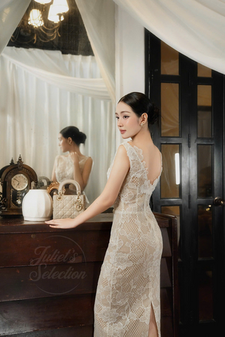 B491 Jardin Lace Midi