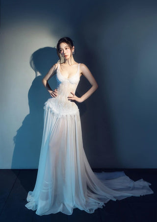 Auréole de Neige Gown