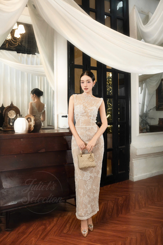 B491 Jardin Lace Midi