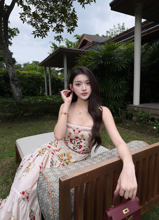 P0414 Vintage Floral Dress