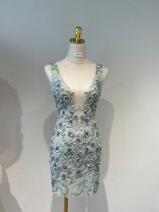 AA0083 EBONY WINGED DRESS