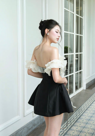 B471 Ruffle Mini Dress