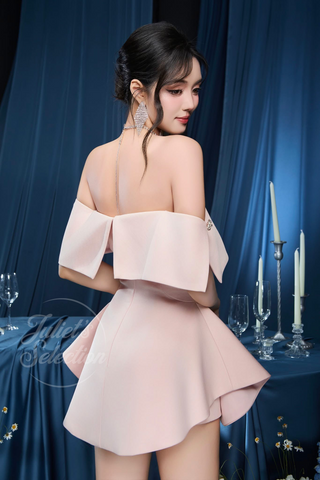 A375 ROSÉ GLACÉ DRESS