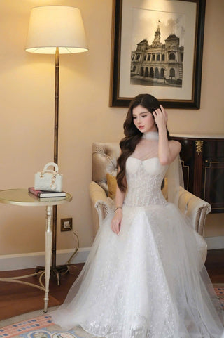 B636 Ethereal Petal Dress