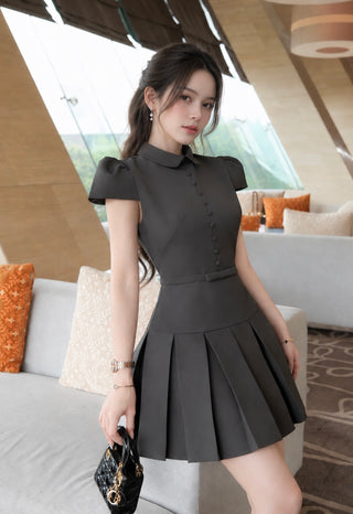 P0502 Ribbon Mini Dress
