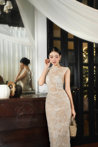 B491 Jardin Lace Midi