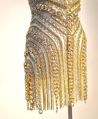 AA0001 GOLDEN OPULENT GOWN