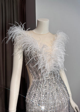 AA0054 MYSTICQUE NEBULA DRESS