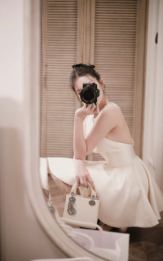 P0299 Taffeta Mini Dress