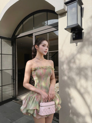 P0408 Smocking Bubble Dress