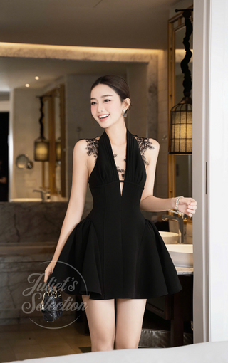 B447 SWAN HOUR DRESS