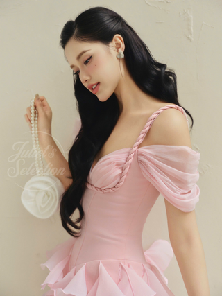 B476 ROSALINA RUFFLE DRESS