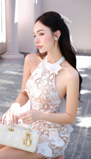 B446 Orchid Muse Dress