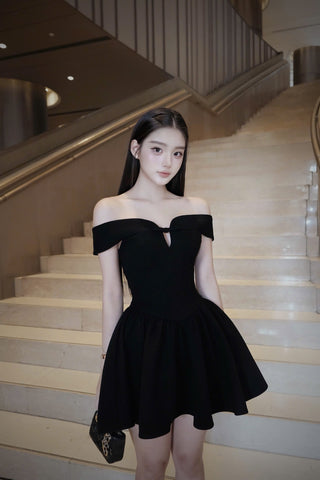 P0420 Ribbon Mini Dress