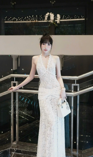 B300 APHRODITE'S ELEGANCE MIDI LACE FREESIZE