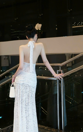 B300 APHRODITE'S ELEGANCE MIDI LACE FREESIZE