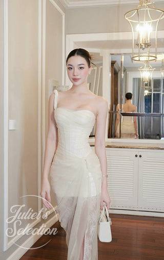 B295 DENTELLE CORSET DRESS