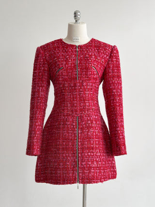 A276 CRIMSON TWEET DRESS