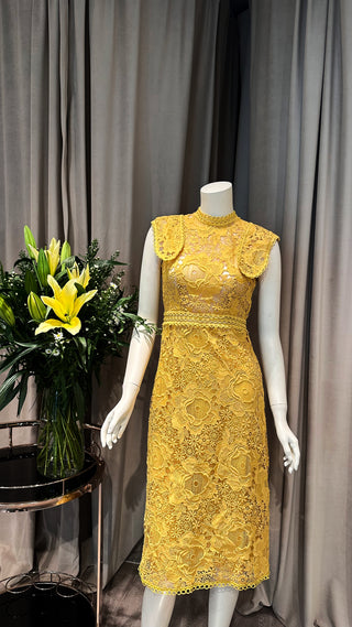 EC017 YELLOW DAISY DRESS