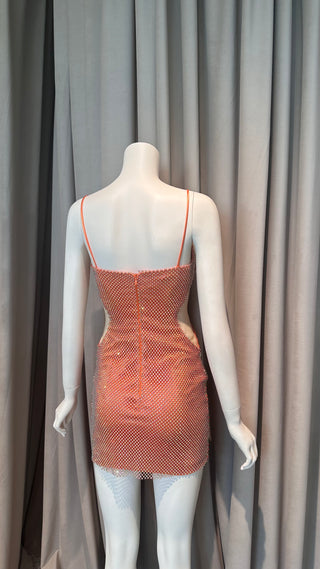 A244 APRICOT SAPPHIRE DRESS