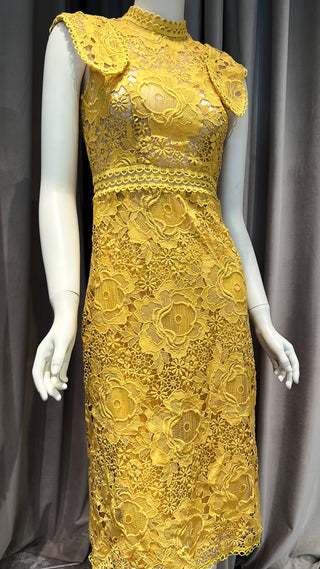 EC017 YELLOW DAISY DRESS