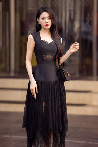 B185 TWENTIES TASSEL DRESS