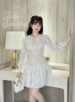 B207 LACY DAISY DRESS